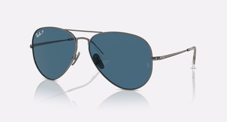 LENTI AVIATOR TITANIUM POLARIZZATE+